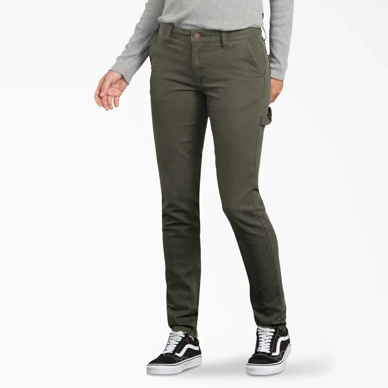 Women’s Flex Slim Fit Duck Carpenter Pants Women’s Flex Slim Fit Duck Carpenter Pants