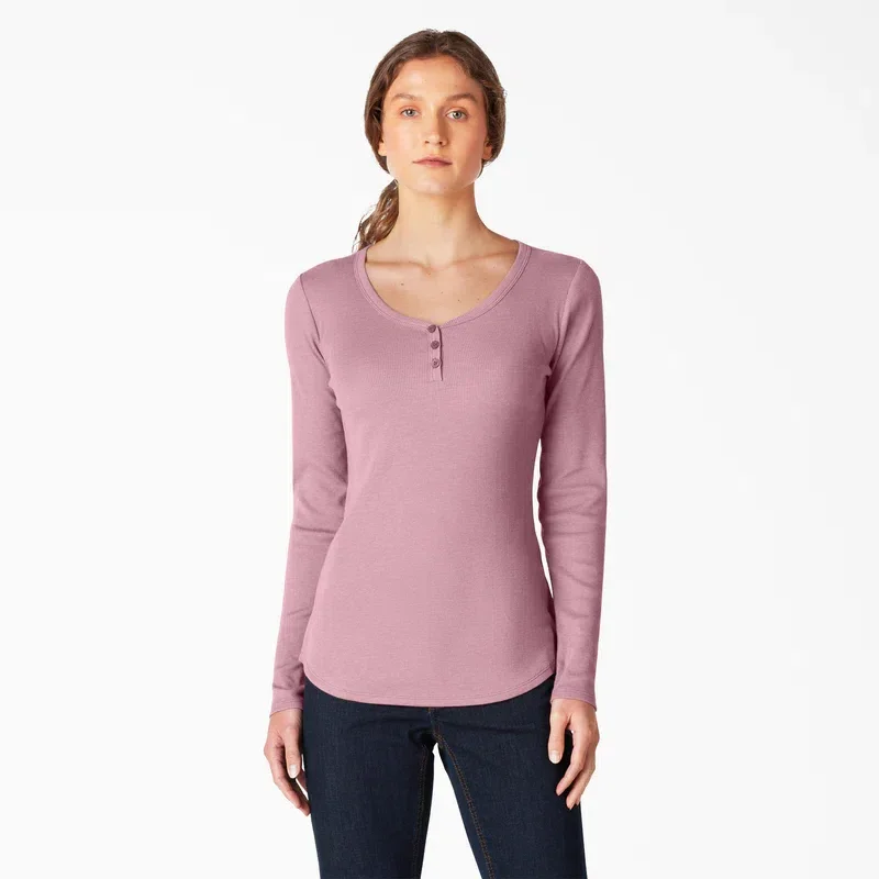 Women’s Henley Long Sleeve Shirt Women’s Henley Long Sleeve Shirt
