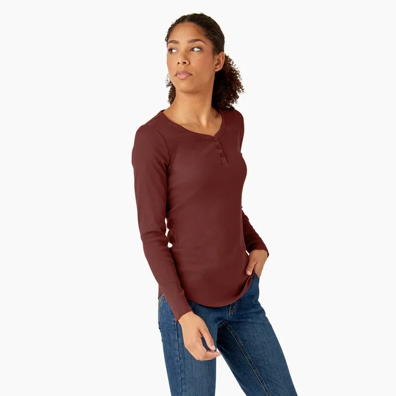 Women’s Henley Long Sleeve Shirt Women’s Henley Long Sleeve Shirt