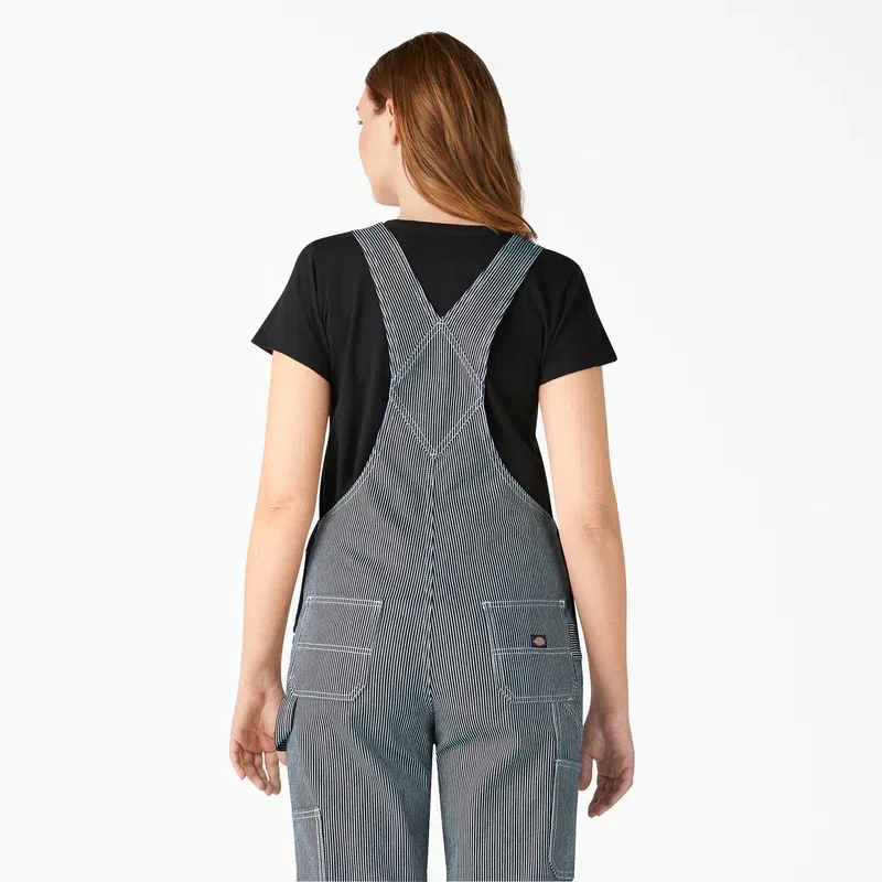 Women’s Hickory Stripe Boyfriend Fit Bib Overalls Women’s Hickory Stripe Boyfriend Fit Bib Overalls