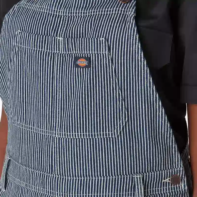Women’s Hickory Stripe Double Knee Bib Overalls Women’s Hickory Stripe Double Knee Bib Overalls
