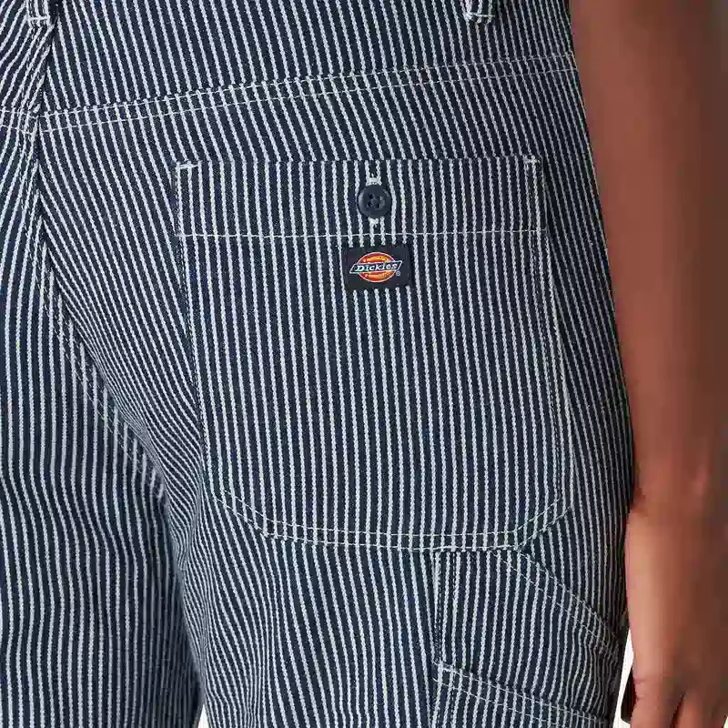 Women’s Hickory Stripe Double Knee Bib Overalls Women’s Hickory Stripe Double Knee Bib Overalls