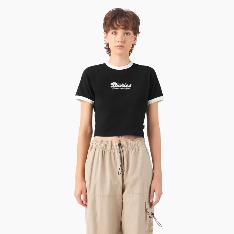 Women’s Lewistown Cropped Ringer T-Shirt Women’s Lewistown Cropped Ringer T-Shirt