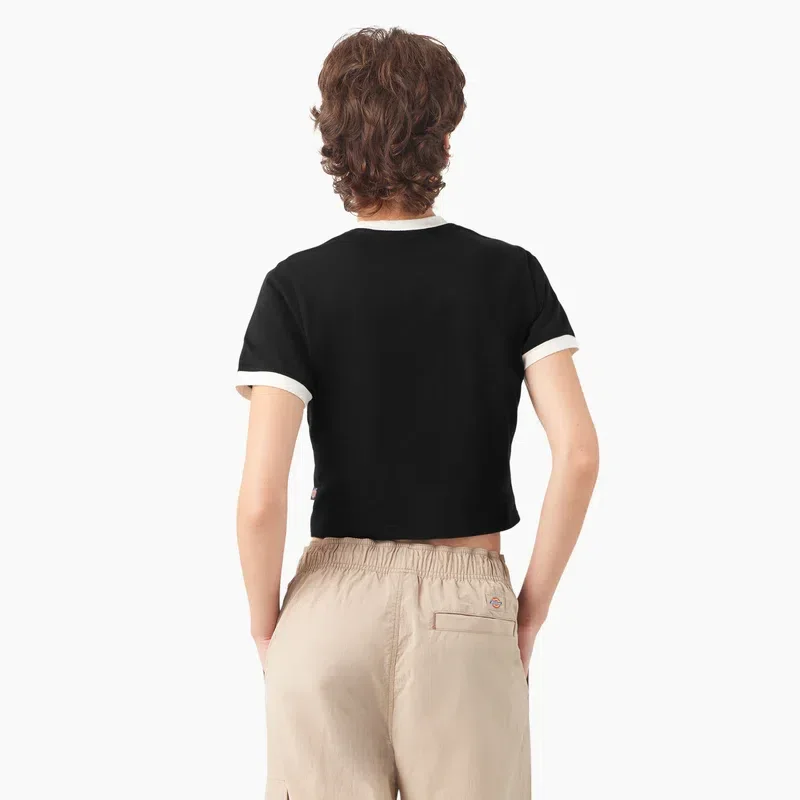 Women’s Lewistown Cropped Ringer T-Shirt Women’s Lewistown Cropped Ringer T-Shirt