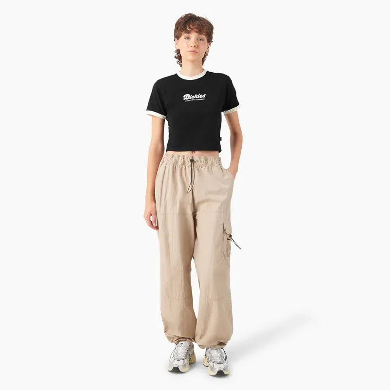 Women’s Lewistown Cropped Ringer T-Shirt Women’s Lewistown Cropped Ringer T-Shirt