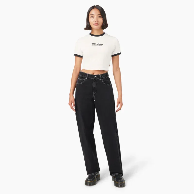 Women’s Lewistown Cropped Ringer T-Shirt Women’s Lewistown Cropped Ringer T-Shirt