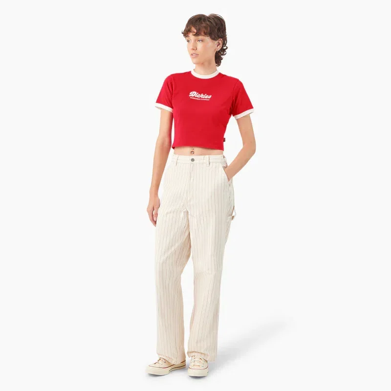 Women’s Lewistown Cropped Ringer T-Shirt Women’s Lewistown Cropped Ringer T-Shirt