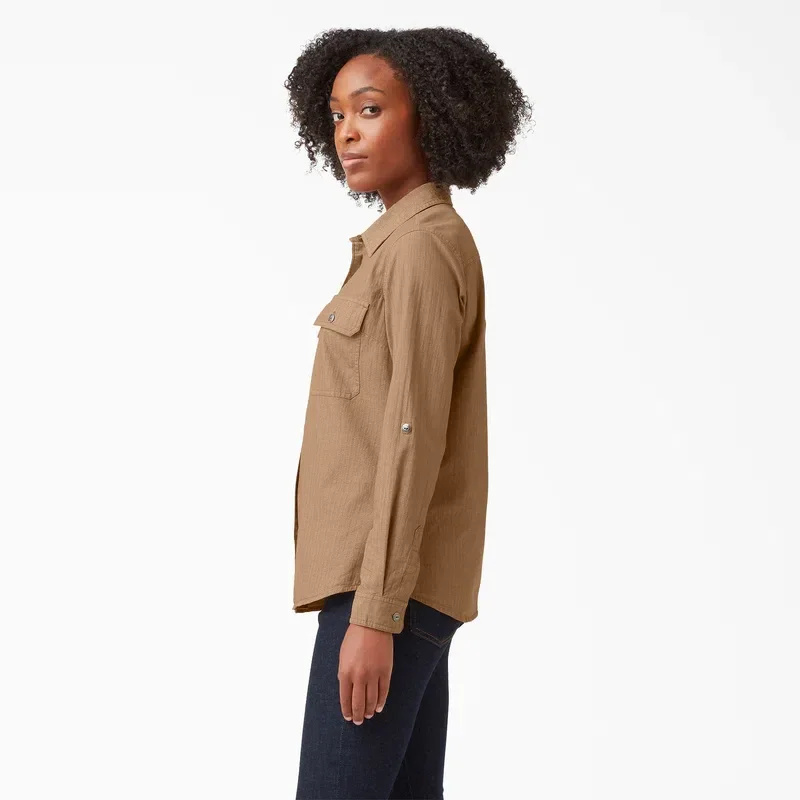 Women’s Long Sleeve Roll-Tab Work Shirt Women’s Long Sleeve Roll-Tab Work Shirt