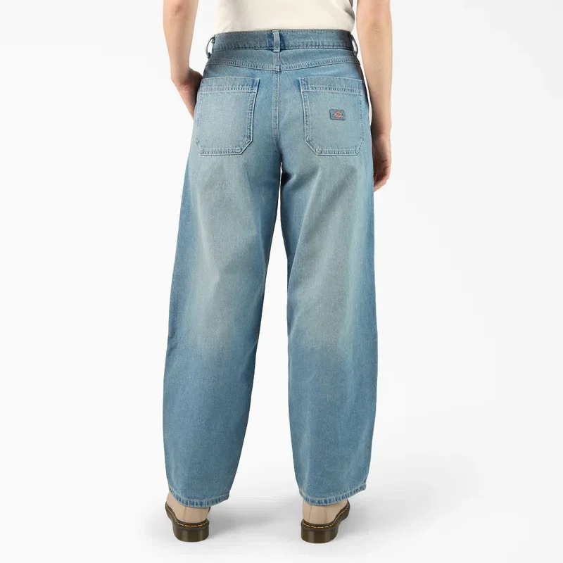 Women’s Loose Fit Double Knee Jeans Women’s Loose Fit Double Knee Jeans