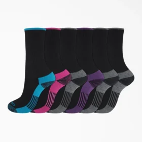 Women’s Moisture Control Crew Socks, Size 6-9, 6-Pack Women’s Moisture Control Crew Socks, Size 6-9, 6-Pack