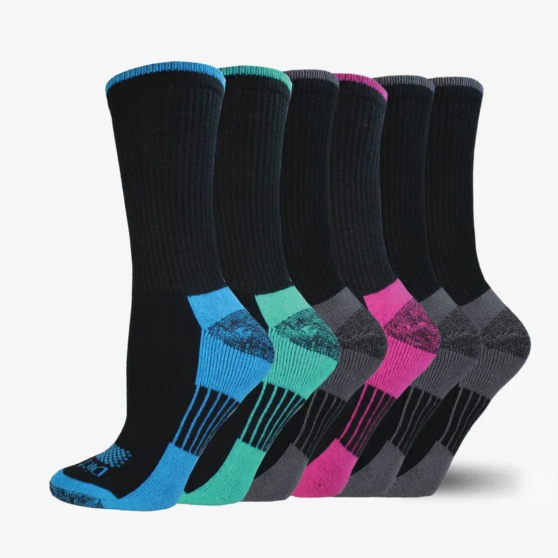 Women’s Moisture Control Crew Socks, Size 6-9, 6-Pack Women’s Moisture Control Crew Socks, Size 6-9, 6-Pack