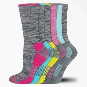 Women’s Moisture Control Free Run Crew Socks, Size 6-9, 6-Pack Women’s Moisture Control Free Run Crew Socks, Size 6-9, 6-Pack