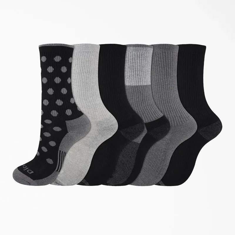 Women’s Pattern Crew Socks, Size 6-9, 6-Pack Women’s Pattern Crew Socks, Size 6-9, 6-Pack