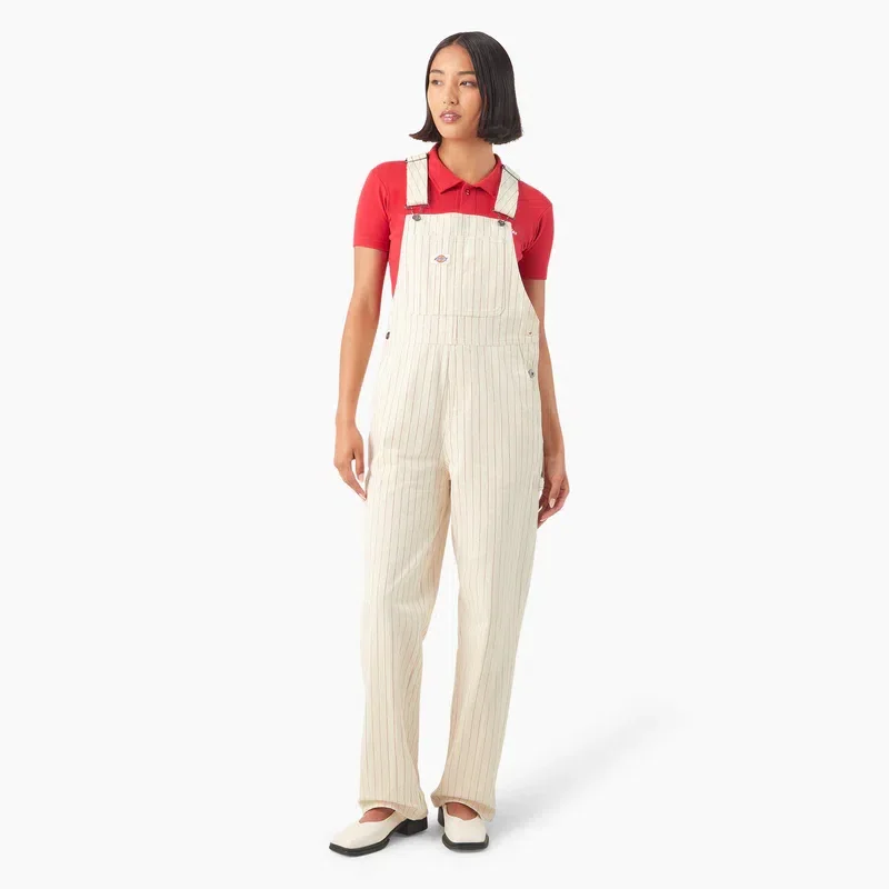 Women’s Pinstripe Service Bib Overalls Women’s Pinstripe Service Bib Overalls