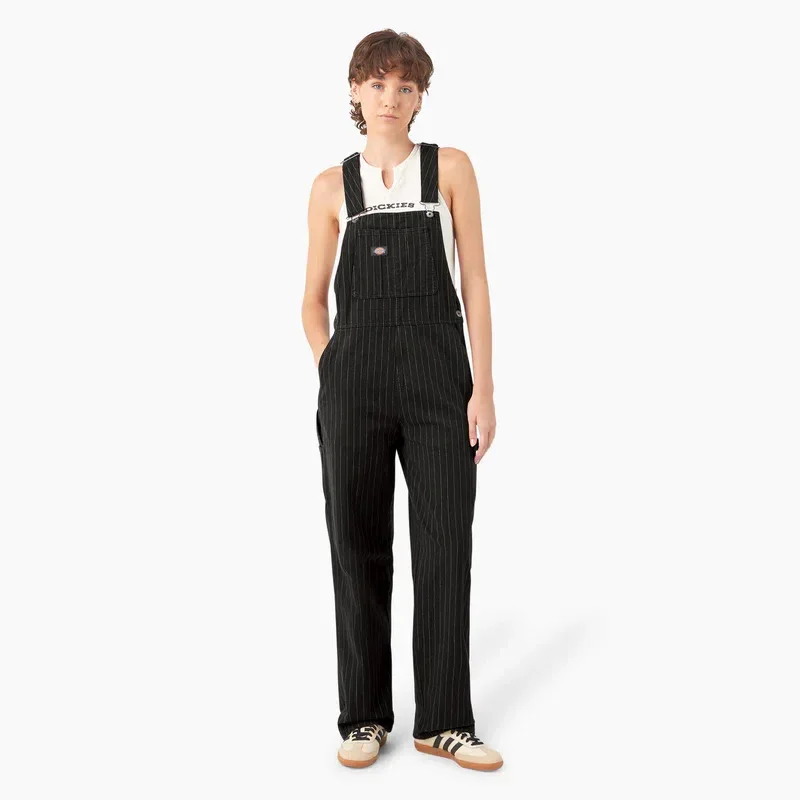 Women’s Pinstripe Service Bib Overalls Women’s Pinstripe Service Bib Overalls