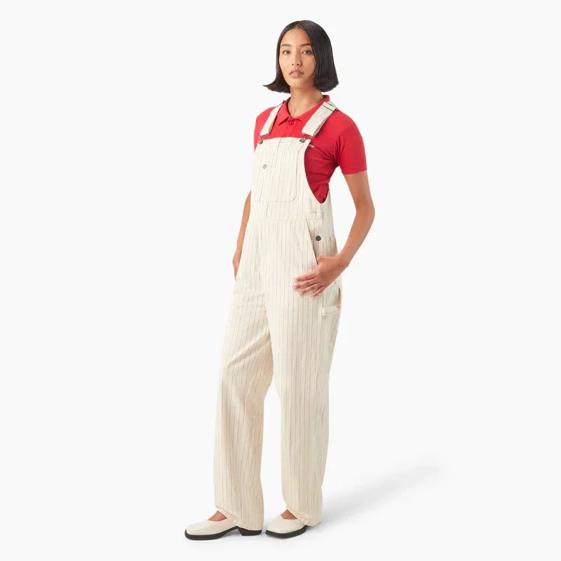 Women’s Pinstripe Service Bib Overalls Women’s Pinstripe Service Bib Overalls