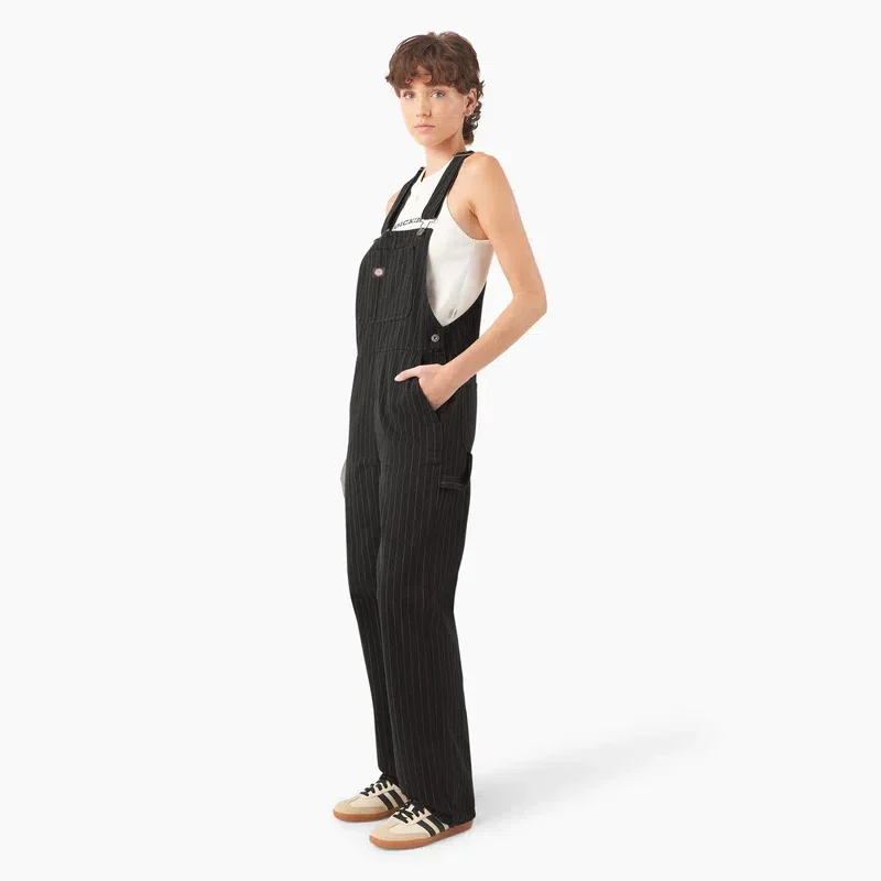 Women’s Pinstripe Service Bib Overalls Women’s Pinstripe Service Bib Overalls