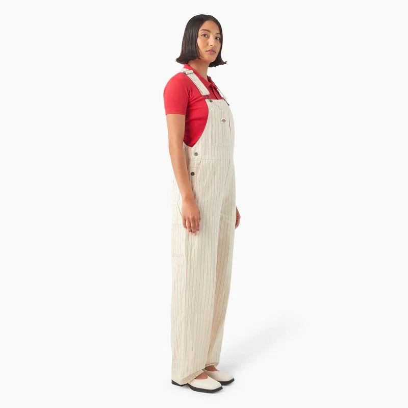 Women’s Pinstripe Service Bib Overalls Women’s Pinstripe Service Bib Overalls