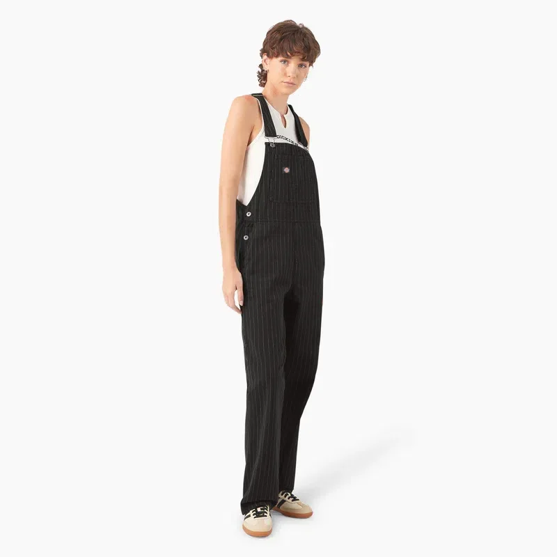 Women’s Pinstripe Service Bib Overalls Women’s Pinstripe Service Bib Overalls