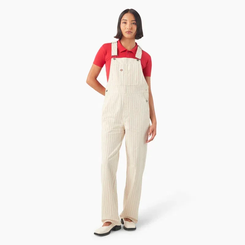 Women’s Pinstripe Service Bib Overalls Women’s Pinstripe Service Bib Overalls