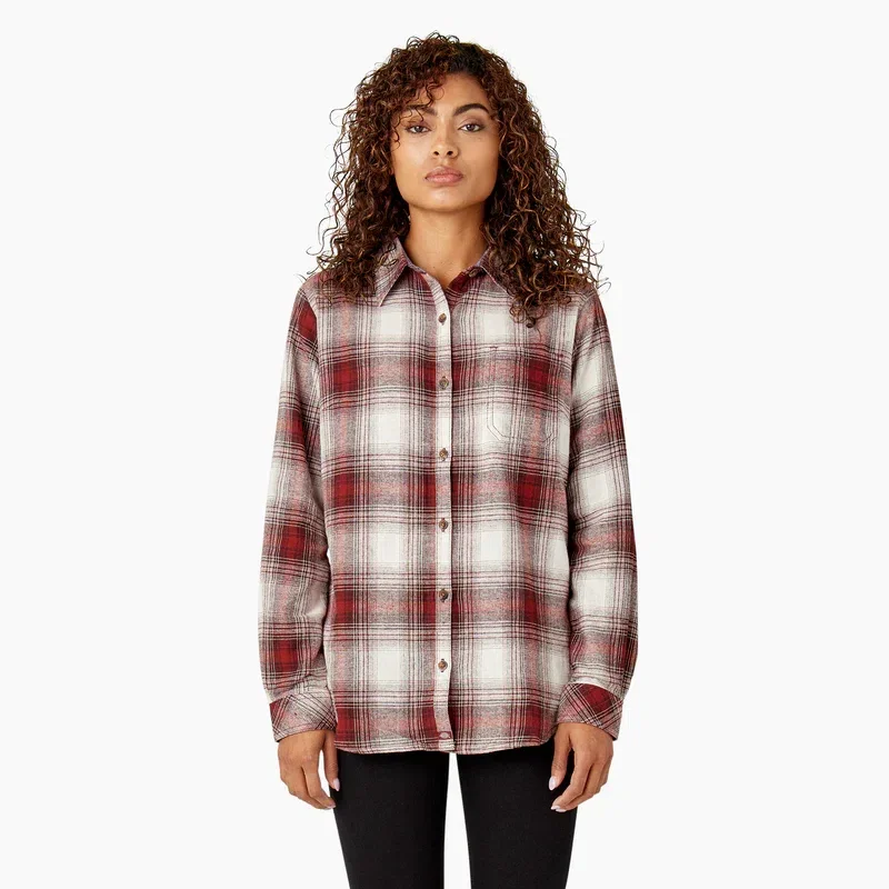 Women’s Plaid Flannel Long Sleeve Shirt Women’s Plaid Flannel Long Sleeve Shirt
