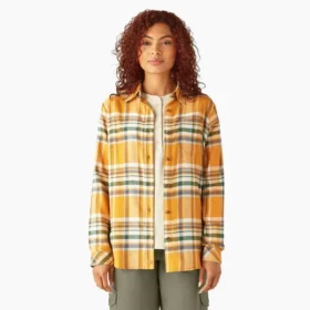Women’s Plaid Flannel Long Sleeve Shirt