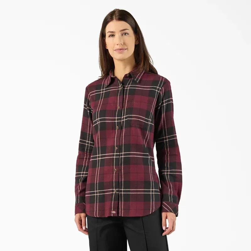 Women’s Plaid Flannel Long Sleeve Shirt Women’s Plaid Flannel Long Sleeve Shirt