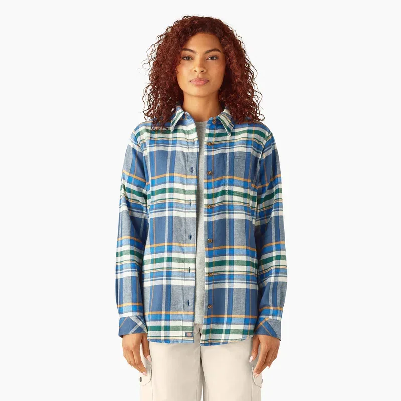 Women’s Plaid Flannel Long Sleeve Shirt Women’s Plaid Flannel Long Sleeve Shirt