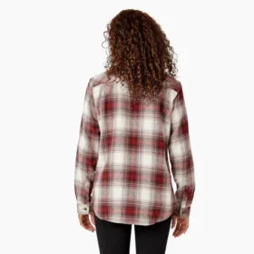 Women’s Plaid Flannel Long Sleeve Shirt
