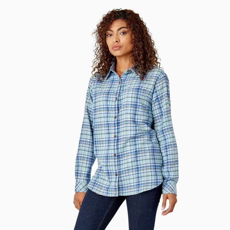 Women’s Plaid Flannel Long Sleeve Shirt Women’s Plaid Flannel Long Sleeve Shirt