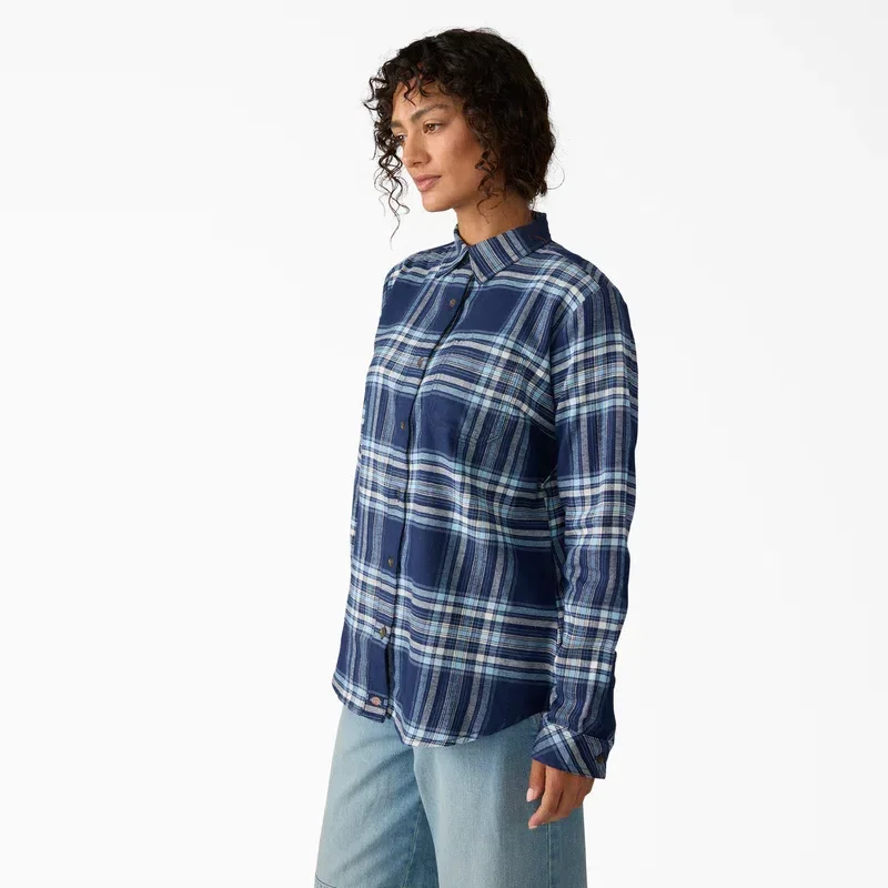 Women’s Plaid Flannel Long Sleeve Shirt Women’s Plaid Flannel Long Sleeve Shirt