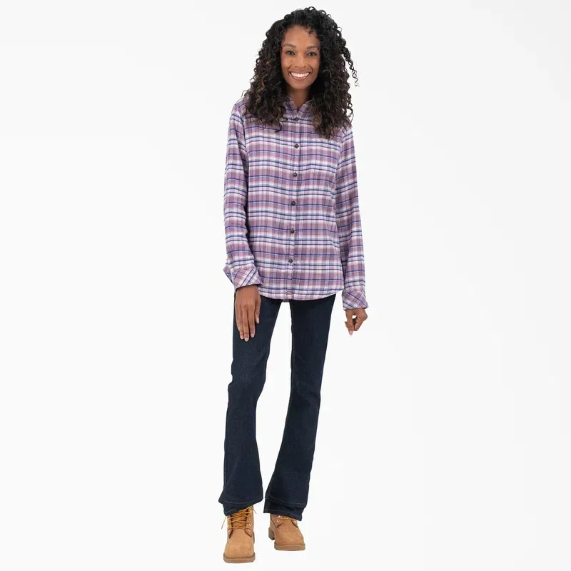 Women’s Plaid Flannel Long Sleeve Shirt Women’s Plaid Flannel Long Sleeve Shirt