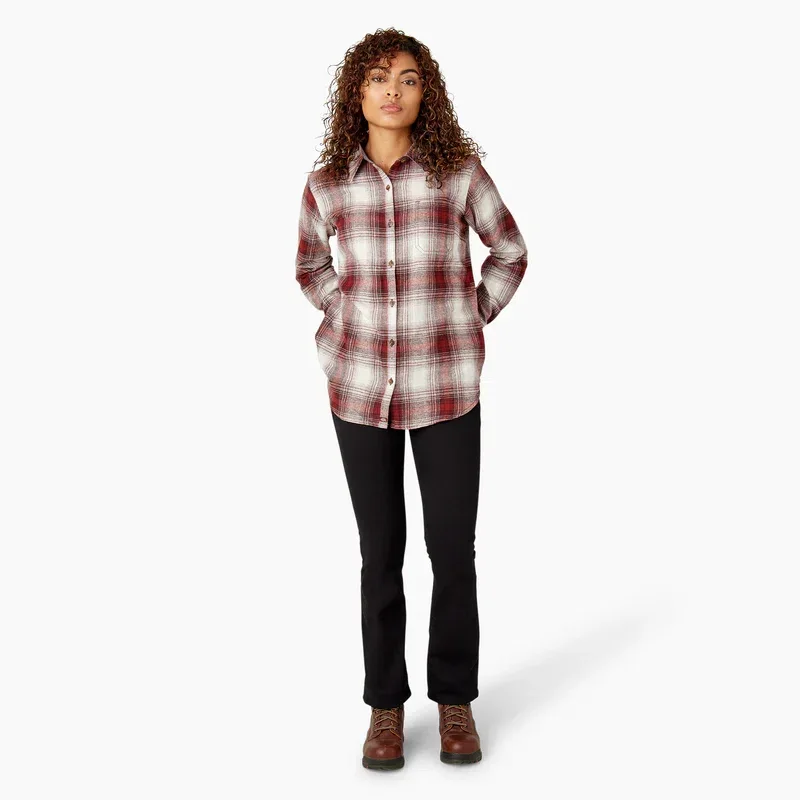 Women’s Plaid Flannel Long Sleeve Shirt Women’s Plaid Flannel Long Sleeve Shirt