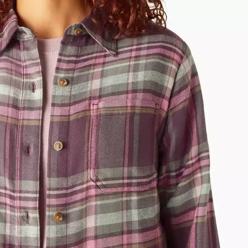 Women’s Plaid Flannel Long Sleeve Shirt Women’s Plaid Flannel Long Sleeve Shirt