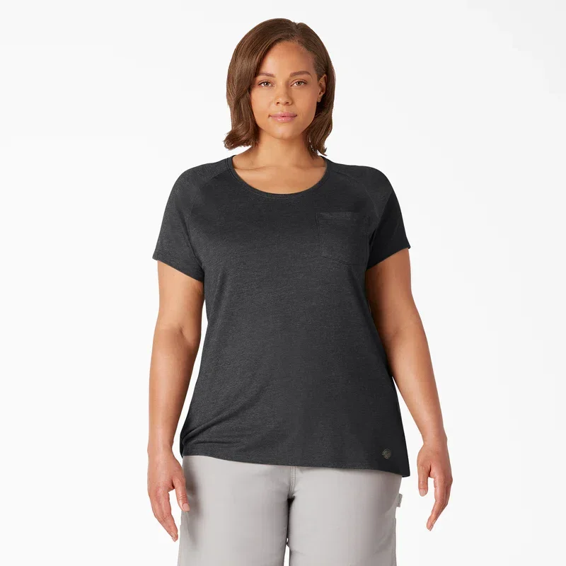 Women’s Plus Cooling Short Sleeve Pocket T-Shirt Women’s Plus Cooling Short Sleeve Pocket T-Shirt