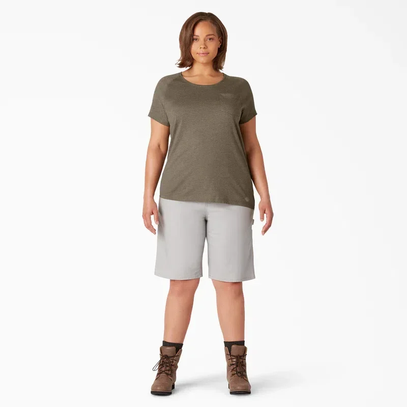 Women’s Plus Cooling Short Sleeve Pocket T-Shirt Women’s Plus Cooling Short Sleeve Pocket T-Shirt