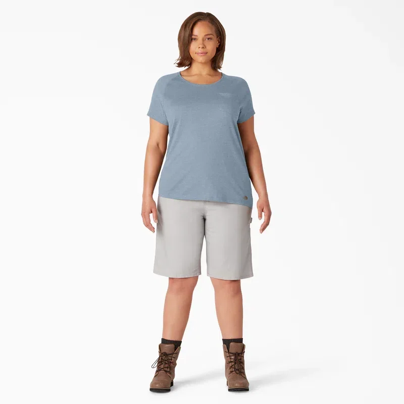 Women’s Plus Cooling Short Sleeve Pocket T-Shirt Women’s Plus Cooling Short Sleeve Pocket T-Shirt