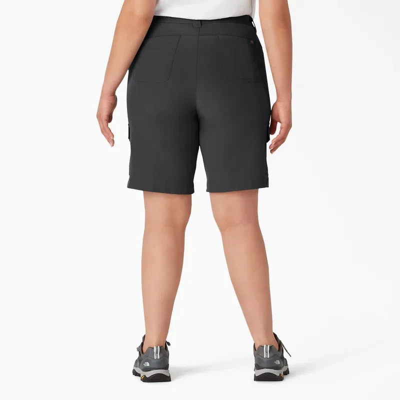 Women’s Plus Cooling Slim Fit Cargo Shorts, 10″ Women’s Plus Cooling Slim Fit Cargo Shorts, 10″