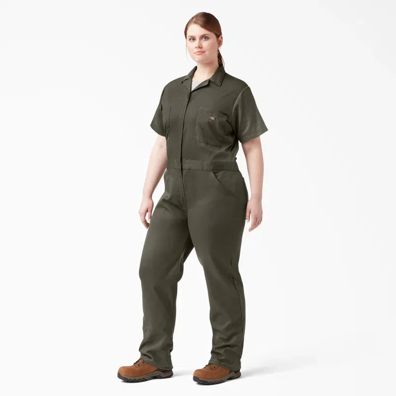 Women’s Plus Flex Cooling Short Sleeve Coveralls Women’s Plus Flex Cooling Short Sleeve Coveralls