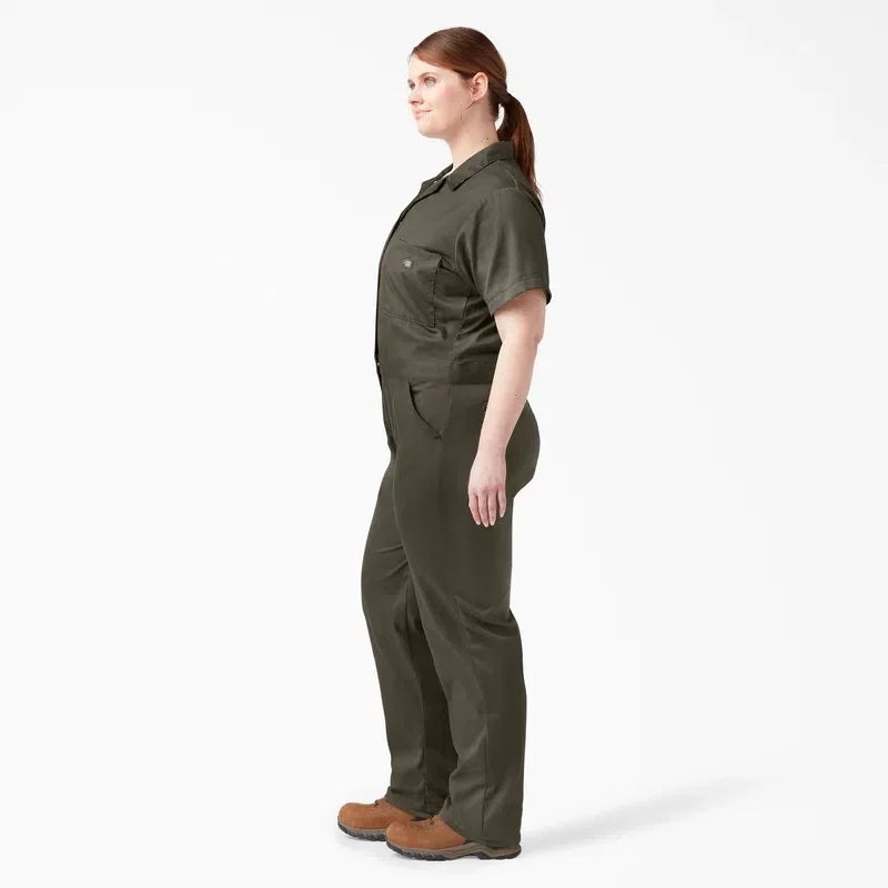 Women’s Plus Flex Cooling Short Sleeve Coveralls Women’s Plus Flex Cooling Short Sleeve Coveralls