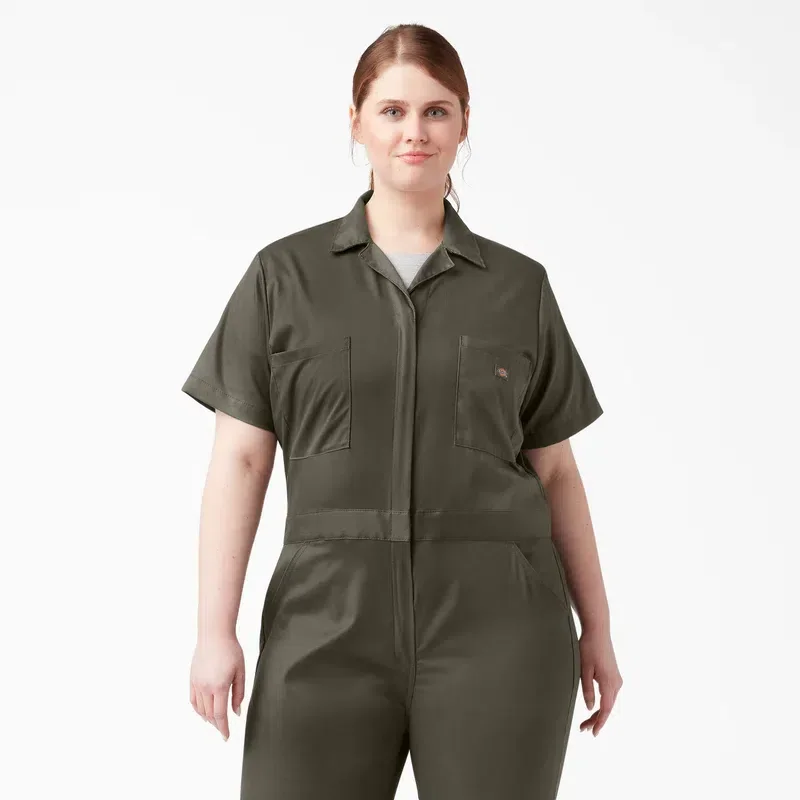 Women’s Plus Flex Cooling Short Sleeve Coveralls Women’s Plus Flex Cooling Short Sleeve Coveralls