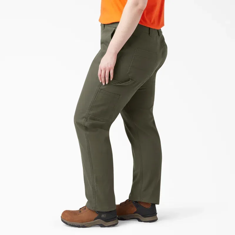 Women’s Plus Flex Relaxed Straight Fit Duck Carpenter Pants Women’s Plus Flex Relaxed Straight Fit Duck Carpenter Pants