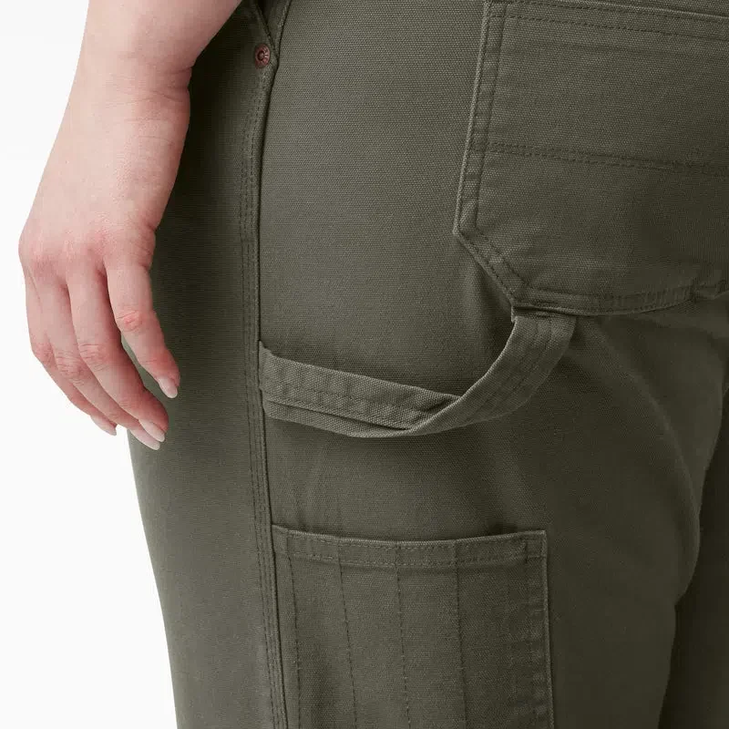 Women’s Plus Flex Relaxed Straight Fit Duck Carpenter Pants Women’s Plus Flex Relaxed Straight Fit Duck Carpenter Pants