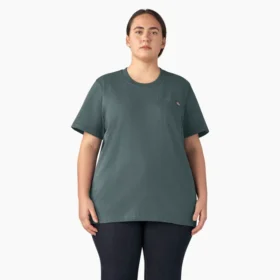 Women’s Plus Heavyweight Short Sleeve Pocket T-Shirt