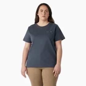 Women’s Plus Heavyweight Short Sleeve Pocket T-Shirt
