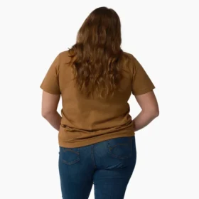 Women’s Plus Heavyweight Short Sleeve Pocket T-Shirt