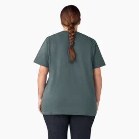 Women’s Plus Heavyweight Short Sleeve Pocket T-Shirt