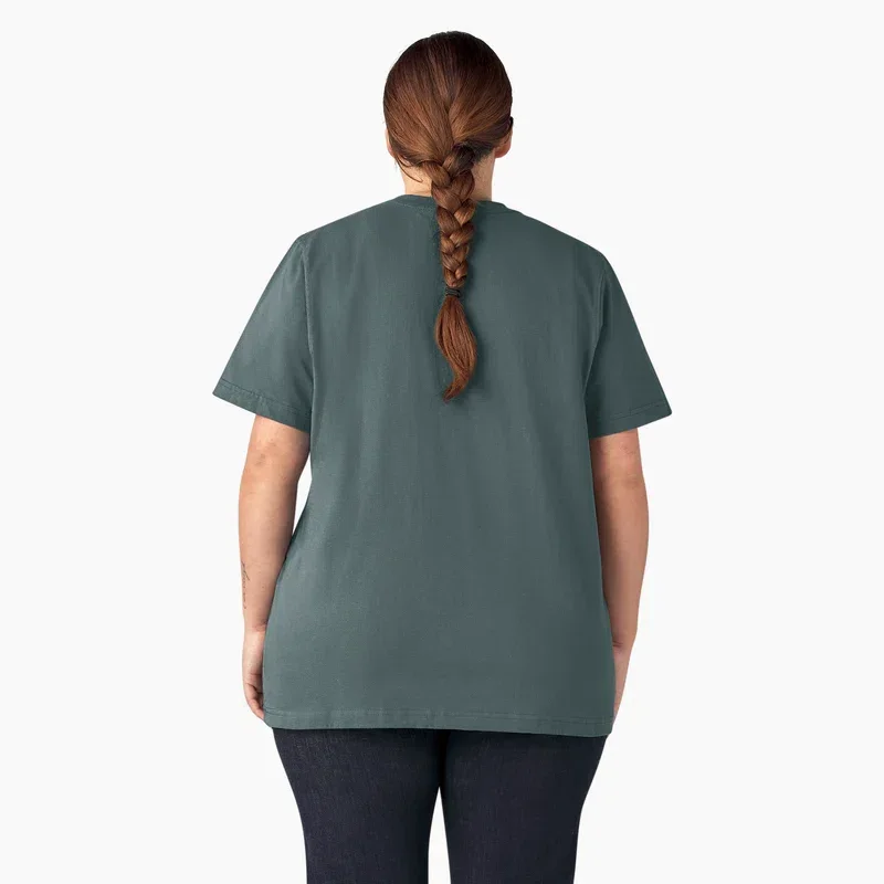 Women’s Plus Heavyweight Short Sleeve Pocket T-Shirt Women’s Plus Heavyweight Short Sleeve Pocket T-Shirt