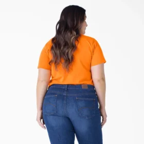 Women’s Plus Heavyweight Short Sleeve Pocket T-Shirt