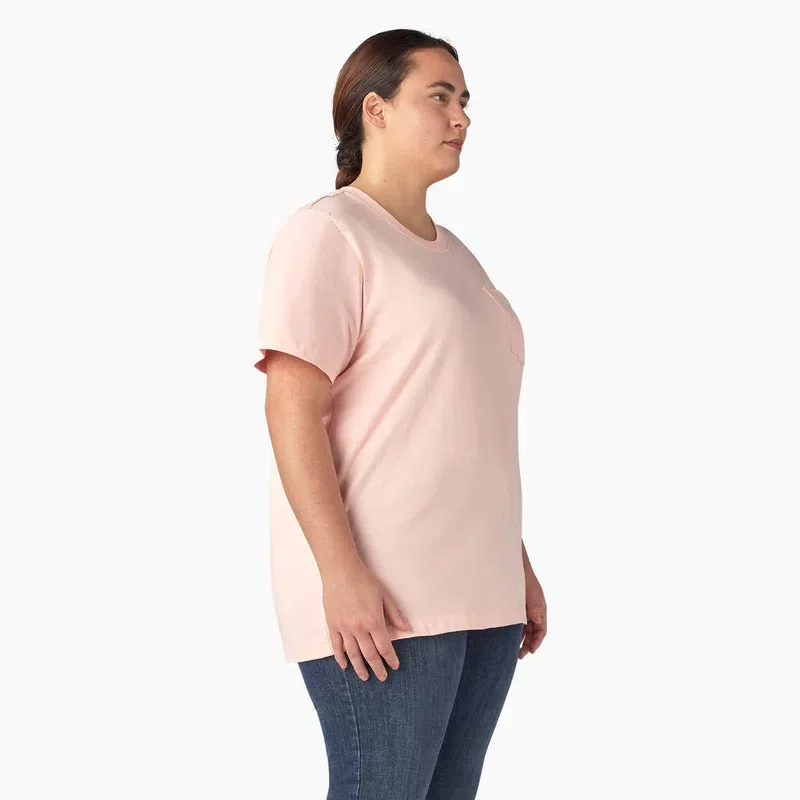 Women’s Plus Heavyweight Short Sleeve Pocket T-Shirt Women’s Plus Heavyweight Short Sleeve Pocket T-Shirt
